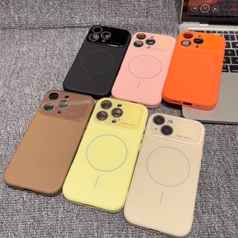 大视窗苹果17promax磁吸手机壳