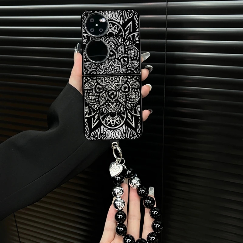 华为POCKET2折叠手机壳小羊皮