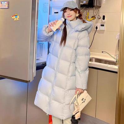 简若95白鸭绒羽绒服女中长款2026年冬季新款加厚宽松云朵泡芙显瘦