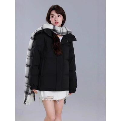 亮世秋新款羽绒服男女短款加厚立领面包情侣宽松中戏官方旗舰店