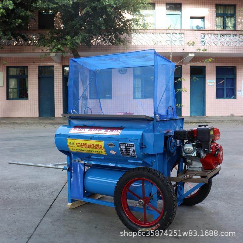 【机械】【定制】新型吹风双滚筒稻麦脱粒机高效脱粒直接装袋,农机/农具/农膜,碾米机,淘宝优惠券,粉丝福利购,淘宝优惠卷