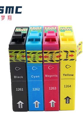 适用EPSON T1261 126 墨盒 NX330 NX430 WF7010 WF7510打印机墨盒