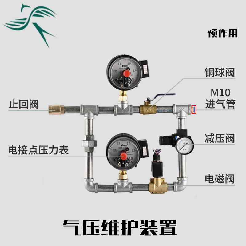 预作用压维持装置气150维护 充气阀门 带表 反馈zsfy g干式报警阀