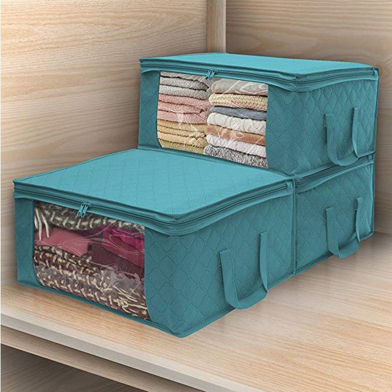 Large Capacity Clothing Storage Box Folding Non Woven Fabric