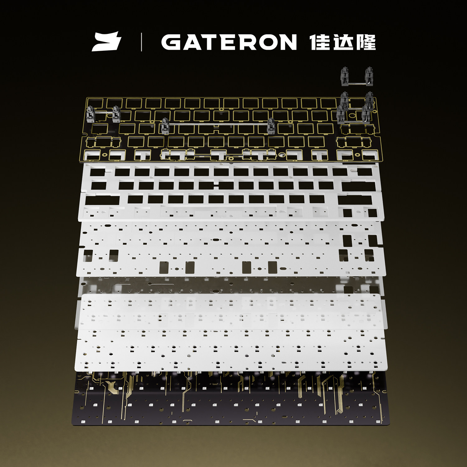 佳达隆GT60PRO+磁轴pcb板