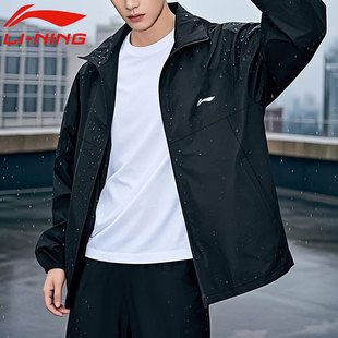 李宁冲锋夹克外套男春秋季新款透气潮流外衣防泼水透气运动防风衣