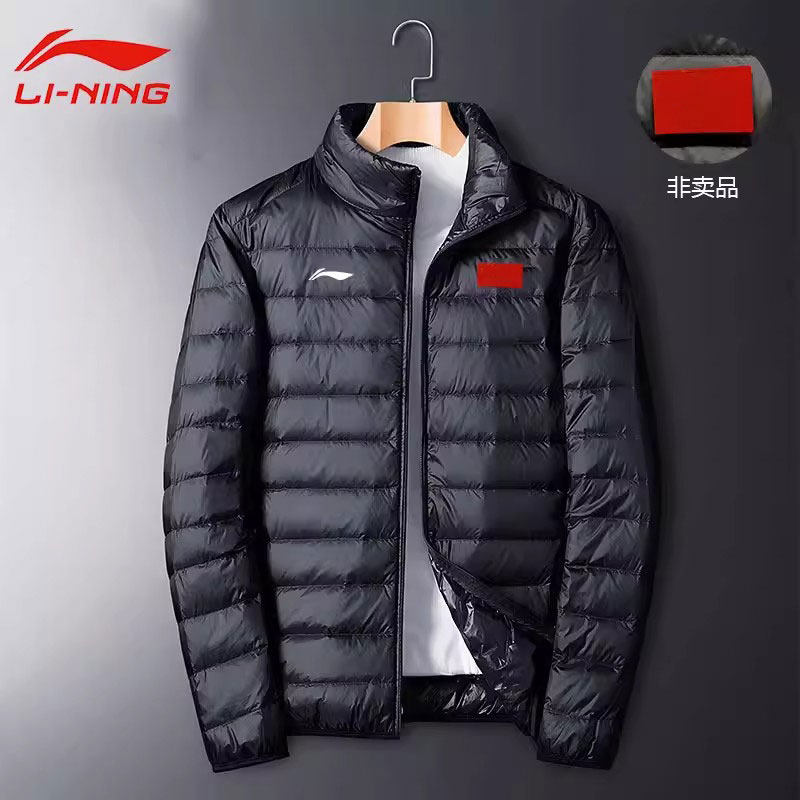 李宁轻薄款羽绒服男春季新款立领短款鸭绒防风保暖运动上衣外套男图片