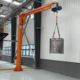 悬臂吊室内外可移动1吨2吨小型悬臂吊 电动遥控单臂吊可旋转立柱式