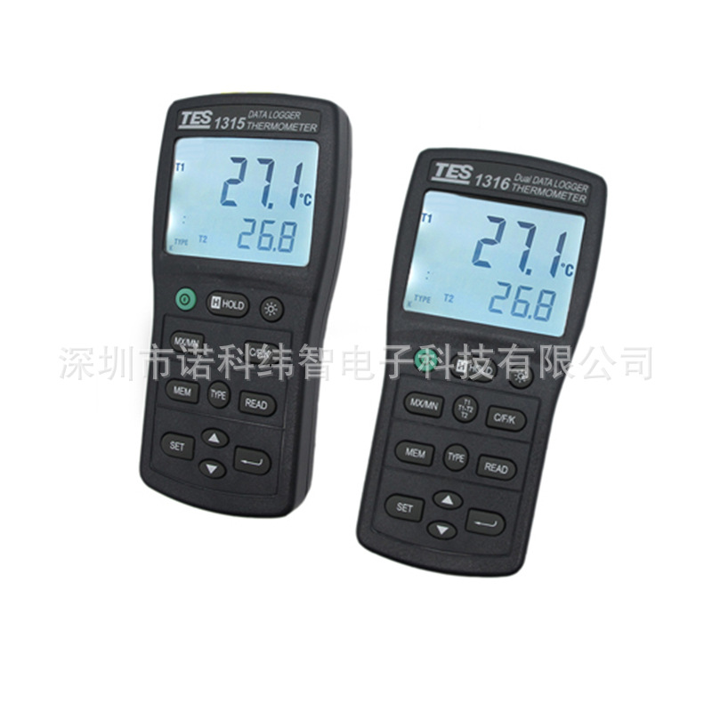台湾泰仕K.J.E.T.R.S.N.温度记录表/温度表TES-1315/TES-1316