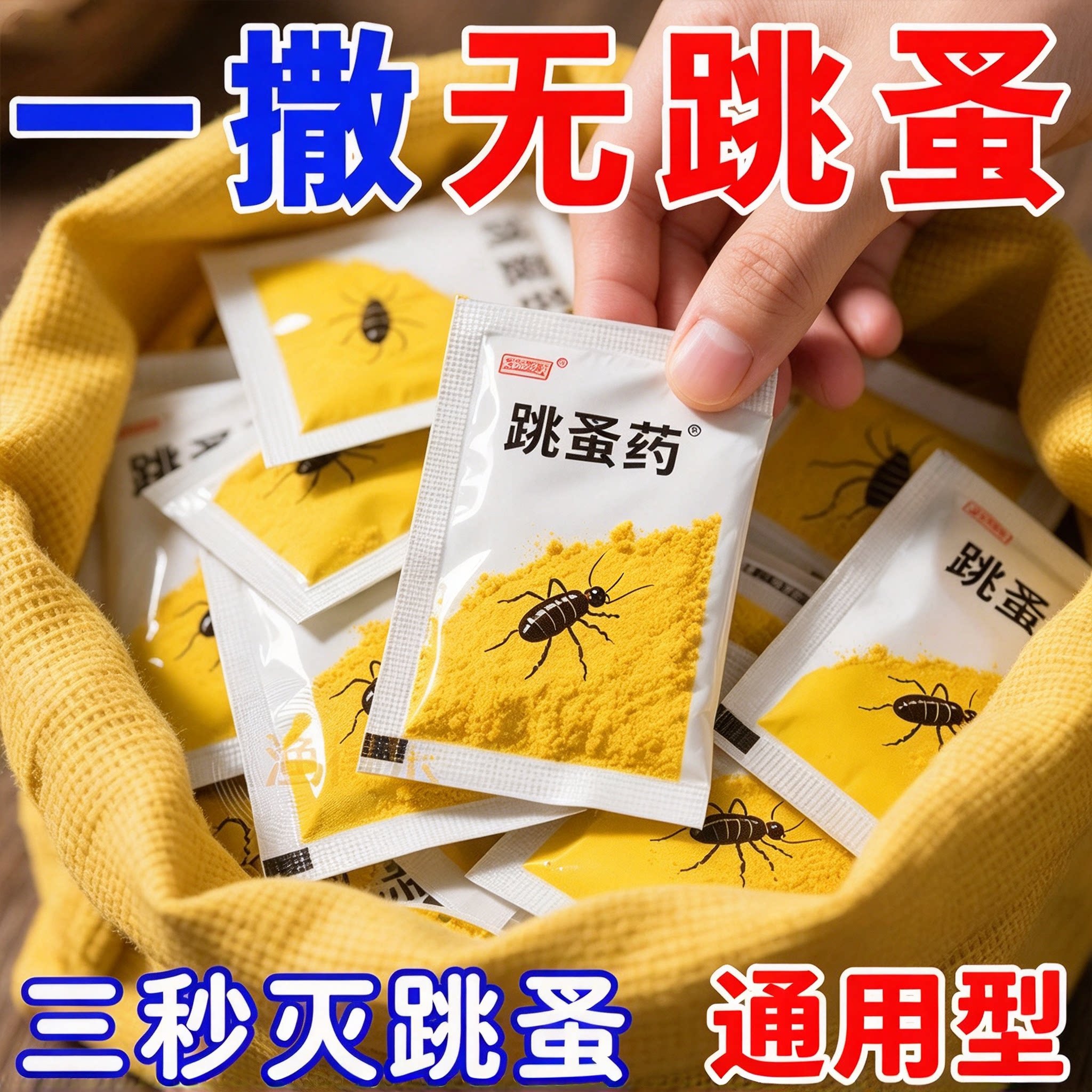 速效跳蚤药粉猫狗虱子家用驱虫蚤