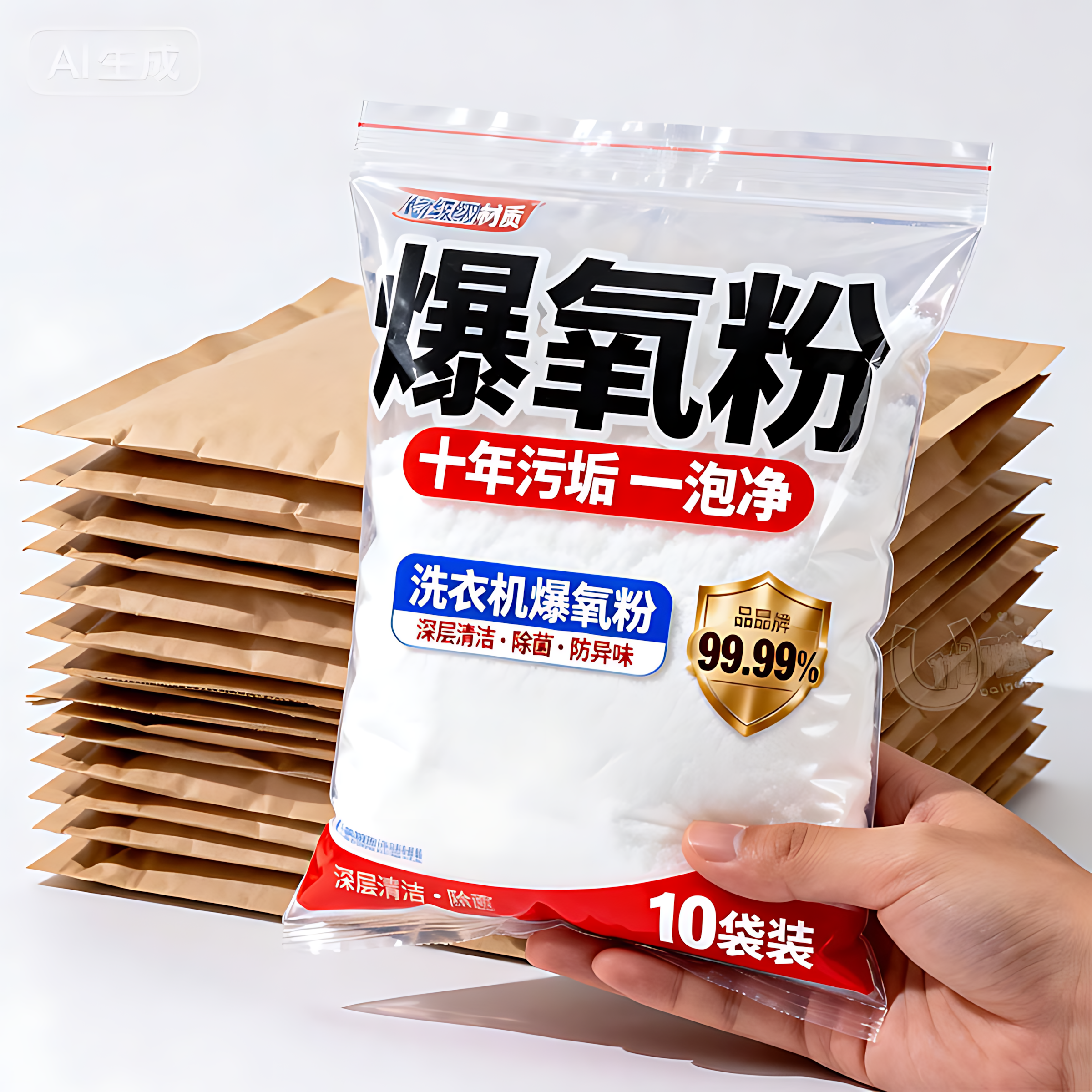 洗衣机清洗剂滚筒专用强力除垢杀菌爆氧粉全自动深度清洁污渍神器