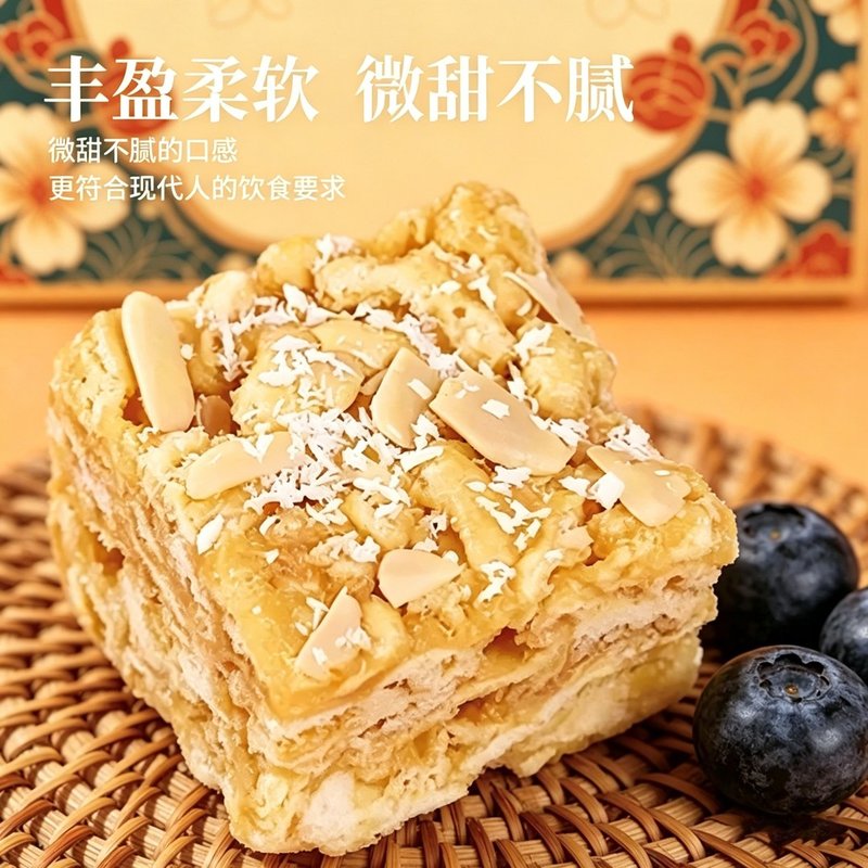 【现做现发】买一送一传统手工蛋黄萨其马好吃解腻老配方真材实料