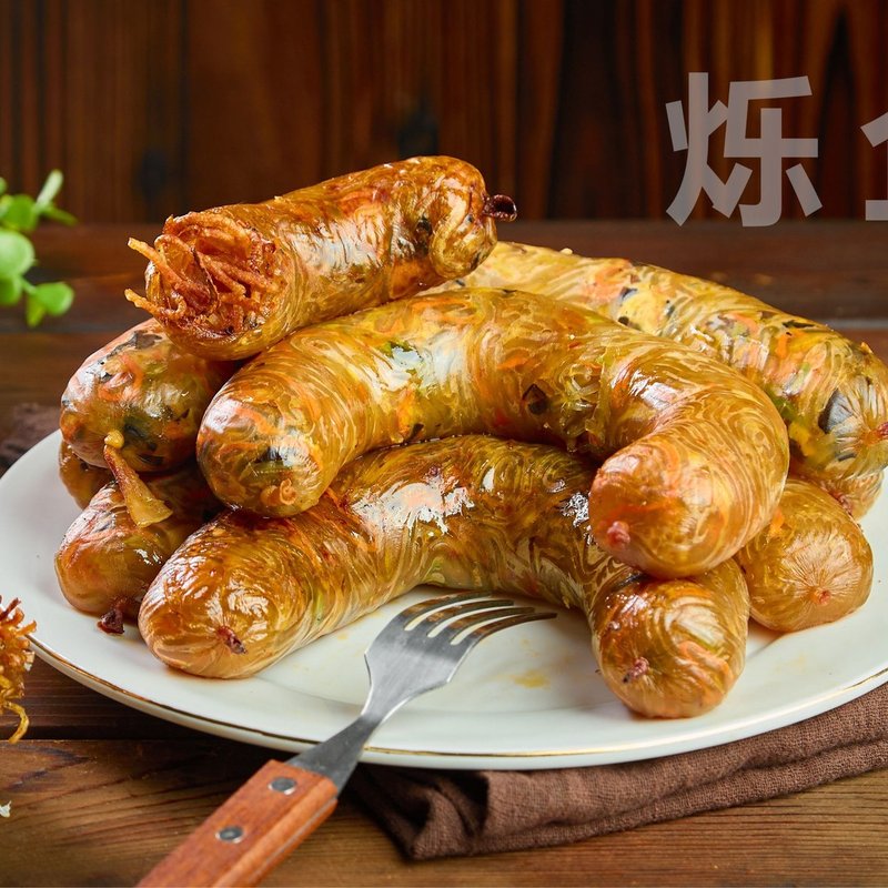 烁企粉条蔬菜让肠新烧烤味香辣爆辣贡菜让肠休闲解馋零食图片