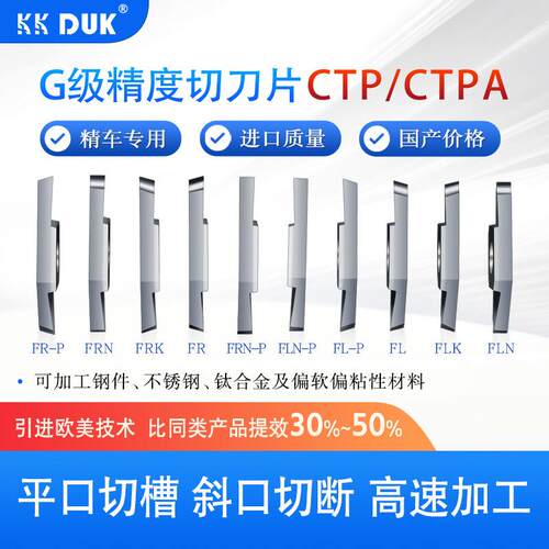 CTPA10FRN/CTP05 07 20 25FLN走心机切槽切断割刀片螺纹后扫刀片