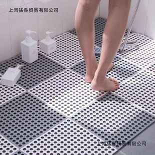 日本MUJIE浴室防滑垫地垫洗澡卫生间淋浴防水加厚浴池脚垫家用厕