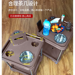 牌室茶水架麻将机麻将桌水杯架茶几棋牌室茶几加厚款结实高档茶架