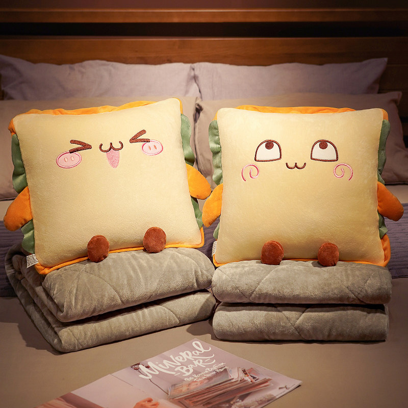 精选抱枕被子两用办公室午睡小枕头车载毯子二合一汽车内车用折叠,居家布艺,抱枕被,淘宝优惠券,粉丝福利购,淘宝优惠卷