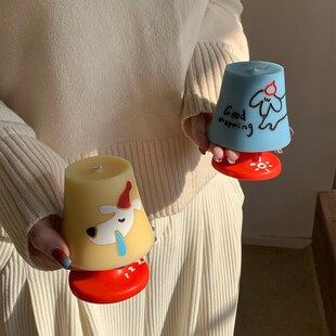 精选量子猜想Nosoberday小狗台灯香薰蜡烛礼盒小众生日礼物送闺蜜