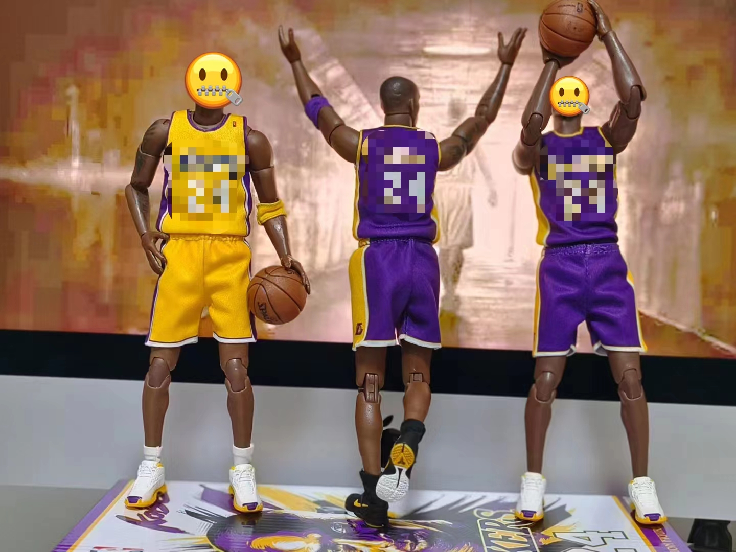 定制球星摇头公仔科比手办男生生日礼物工艺品树脂家居办公摆件