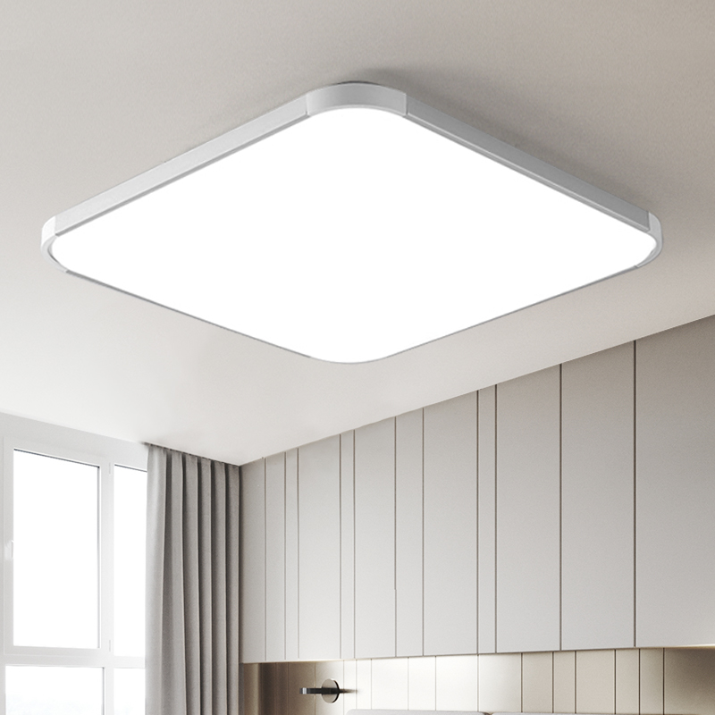 led吸顶灯简约现代正方形卧室餐