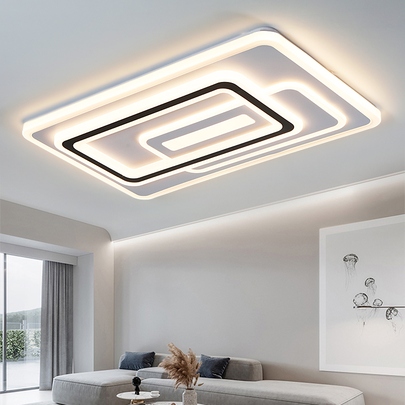 led现代简约客厅卧室吸顶灯
