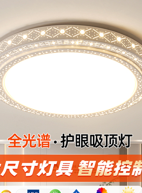 客厅主灯2025新款简约现代led房间卧室餐厅吸顶灯圆形大尺寸灯具