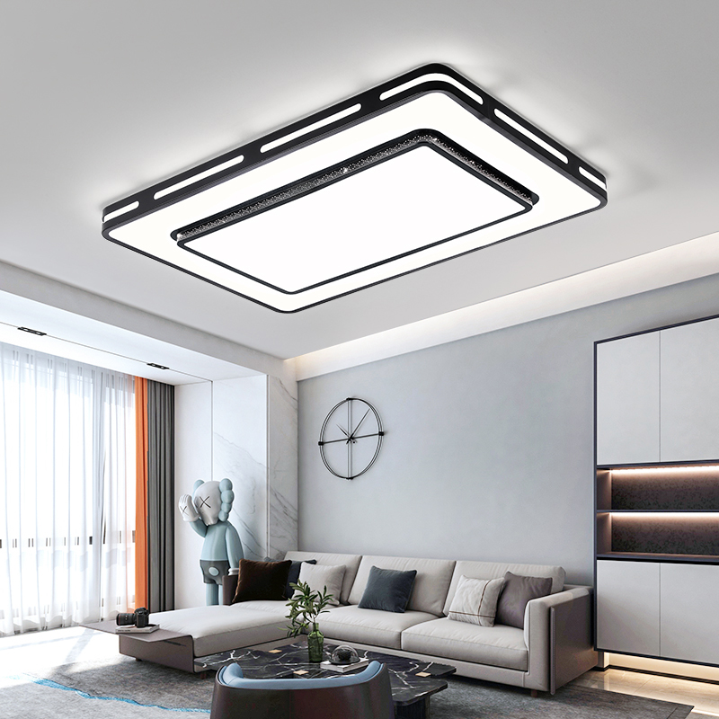 客厅灯长方形吸顶灯2025年新款灯具现代简约大气大灯led大厅主灯