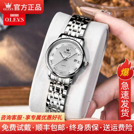 2025新款女士手表女款机械表时尚简约高级感小众轻奢防水石英女表