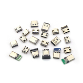 Type C连接器接口快 C母插座母插件插接插座充电16电接口附件Type