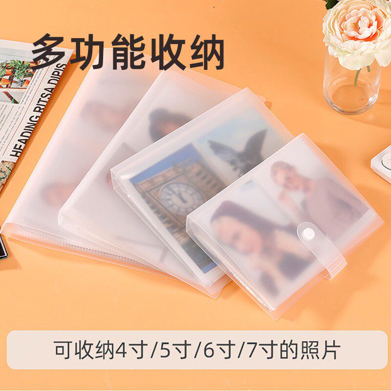 拍立得3寸透卡明信片收纳盒电影票火车票据明星卡片集收藏优选款