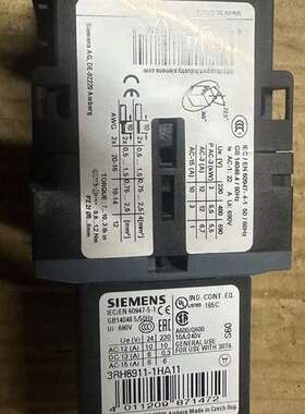 议价3RT6017-1AN21交流接触器配有3RH6911