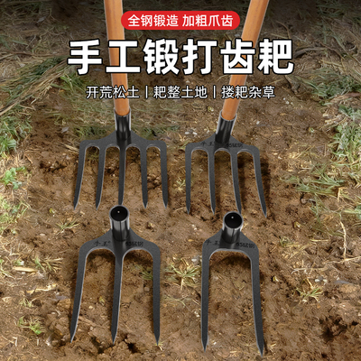 新款特厚】刨地叉农具叉子