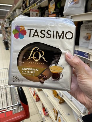 法国版BOCSH博世Tassimo胶囊咖啡美式意式浓缩6度黑咖啡16小杯