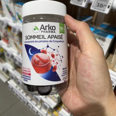 法国版ARKO sommeil无糖软糖帮助睡眠60粒无依赖 早上不会嗜睡