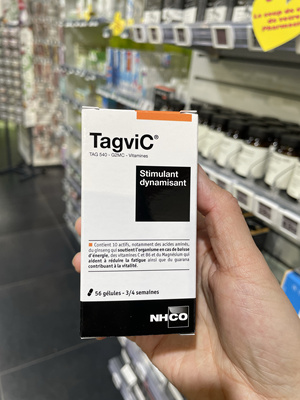 法国本土版NHCO Tagvic提神醒脑抗疲劳 胶囊 增强记忆提高注意力