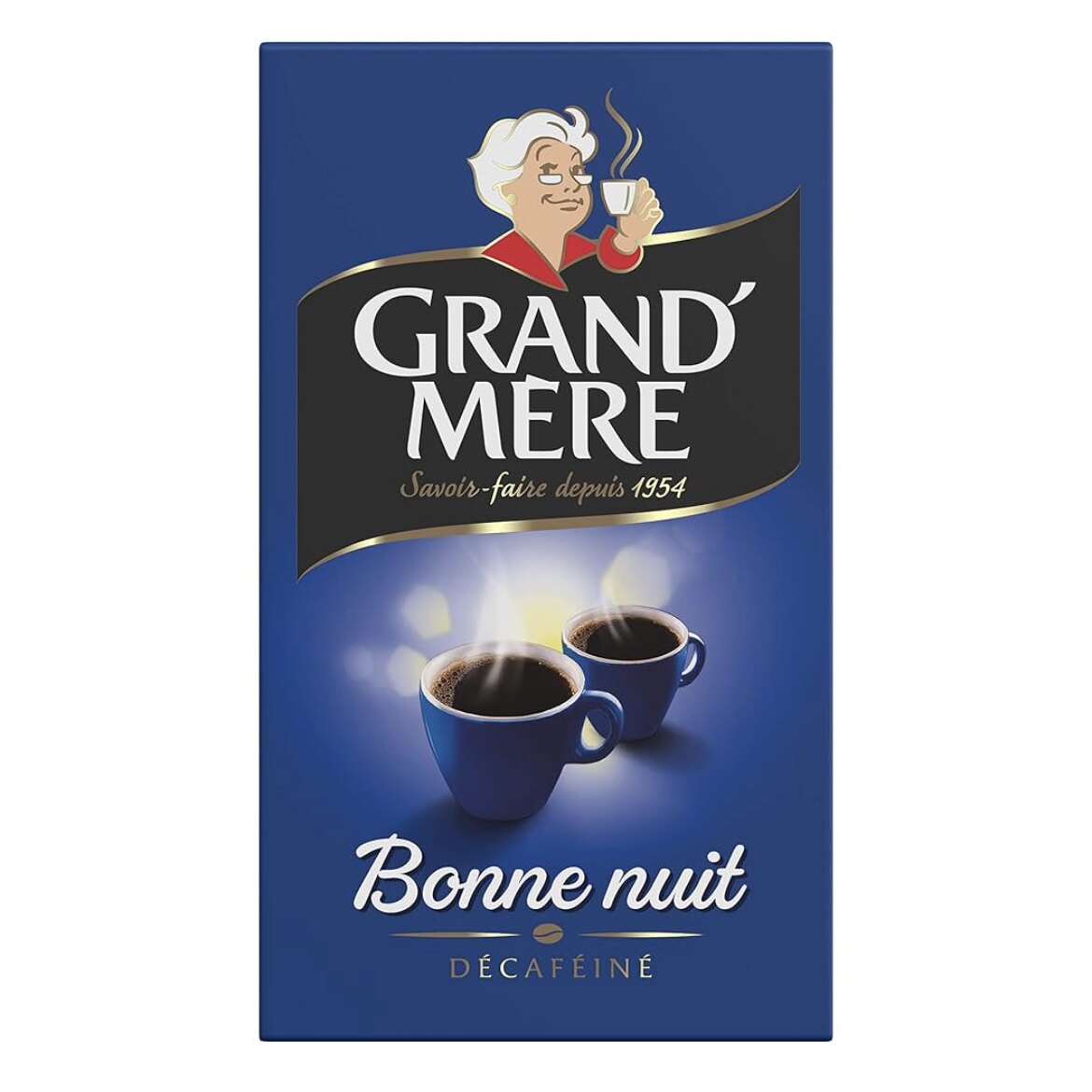 法国本土版Grand'Mere bon nuit 外婆 香醇 烘焙晚安咖啡粉250g