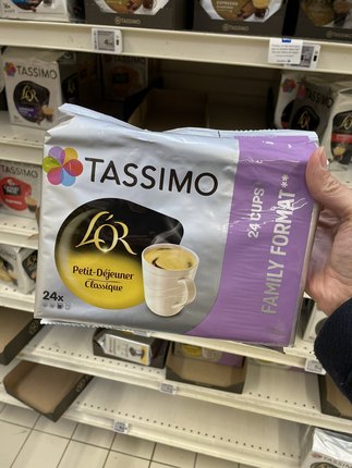 法国本土版BOSCH博世Tassimo胶囊咖啡24杯早餐咖啡