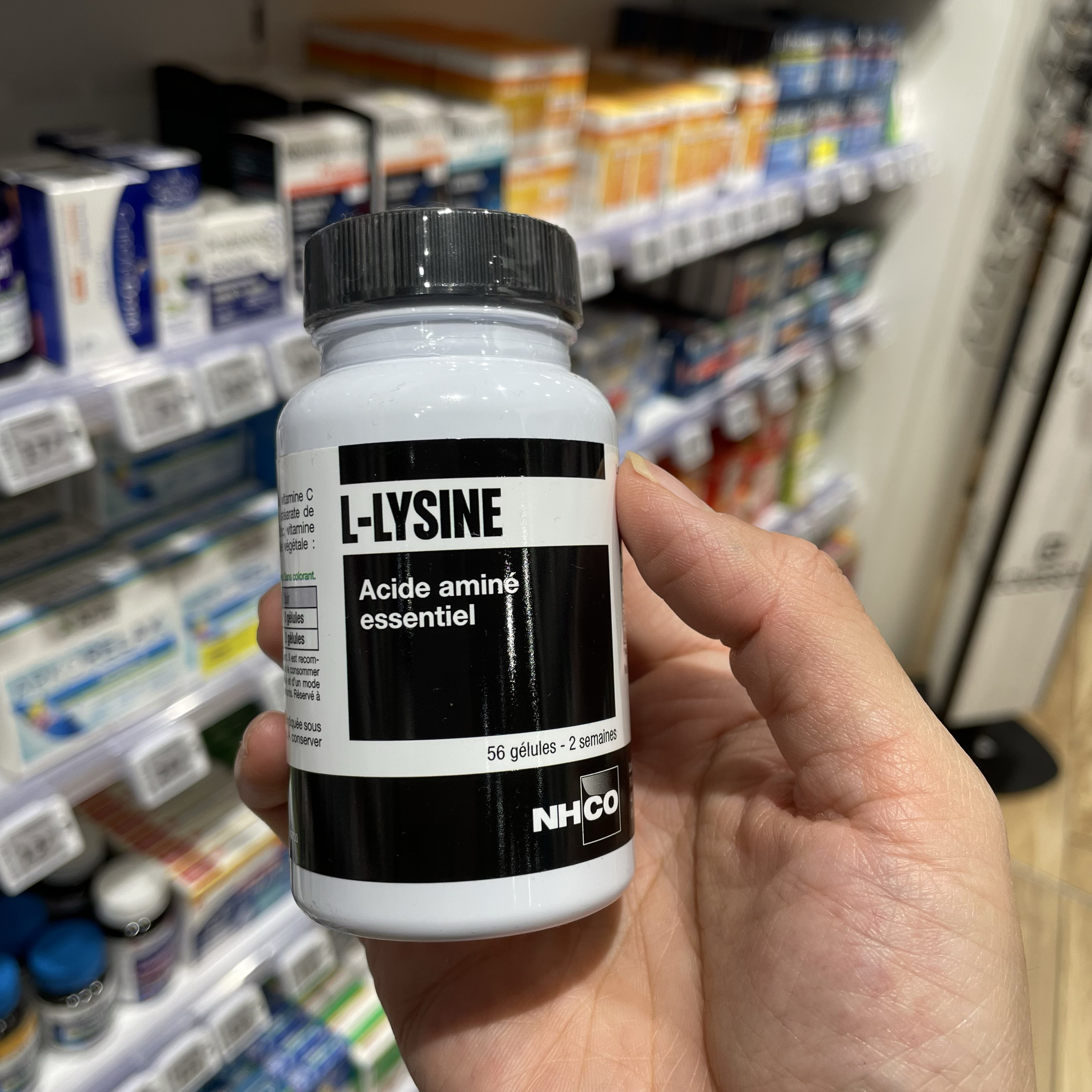 法国版NHCO赖氨酸含有锌/维生素 C 和 B6 减轻疲劳和加强免疫系统