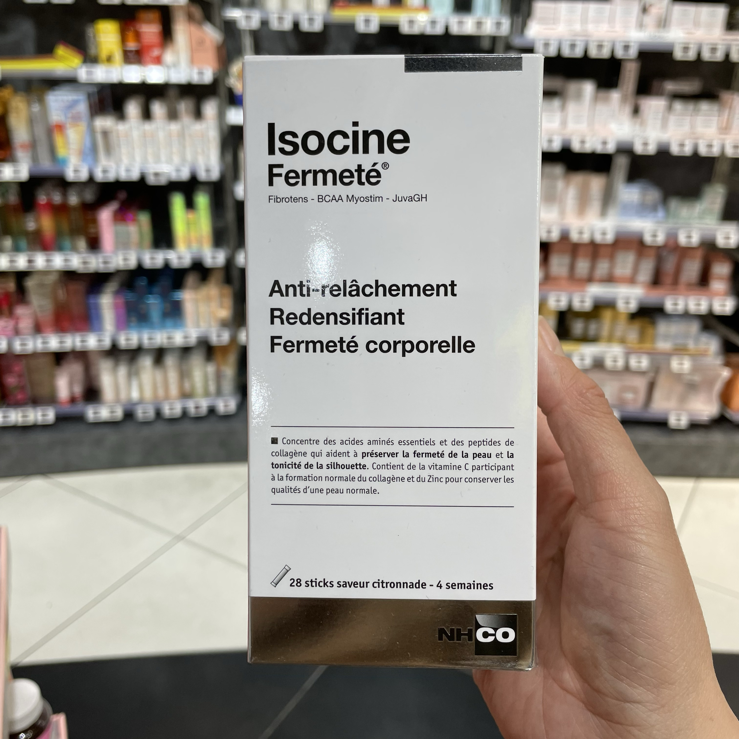 法国版NHCO Isocine紧致肌肤补水抗下垂全身肌肤提拉胶原蛋白肽