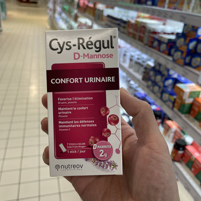 法国本土版Cys-Regul D-mannose尿道舒适尿道通畅尿道调理7条
