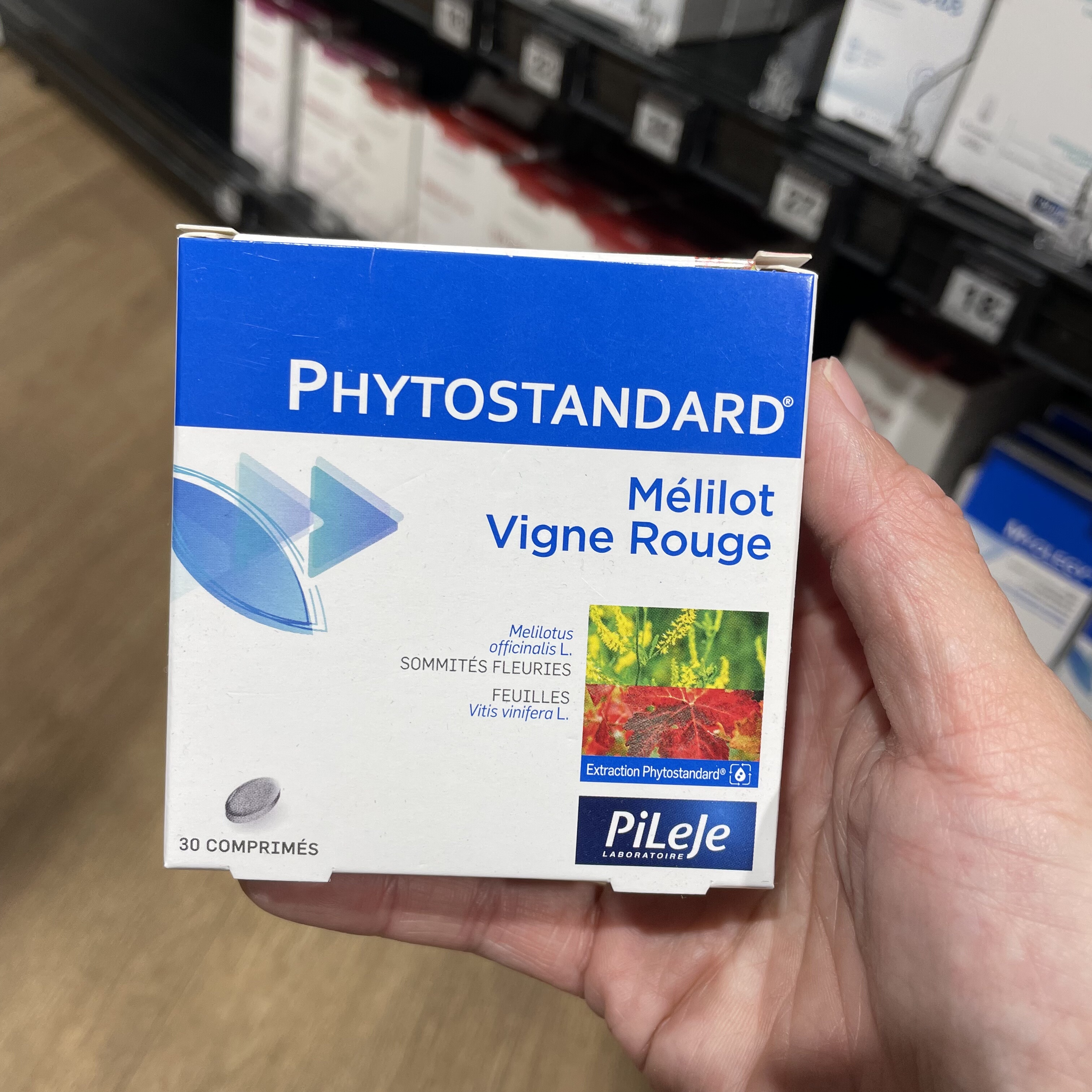 法国版Pileje Melilot 缓解腿部肿 头发脆弱 有助于xue液循环