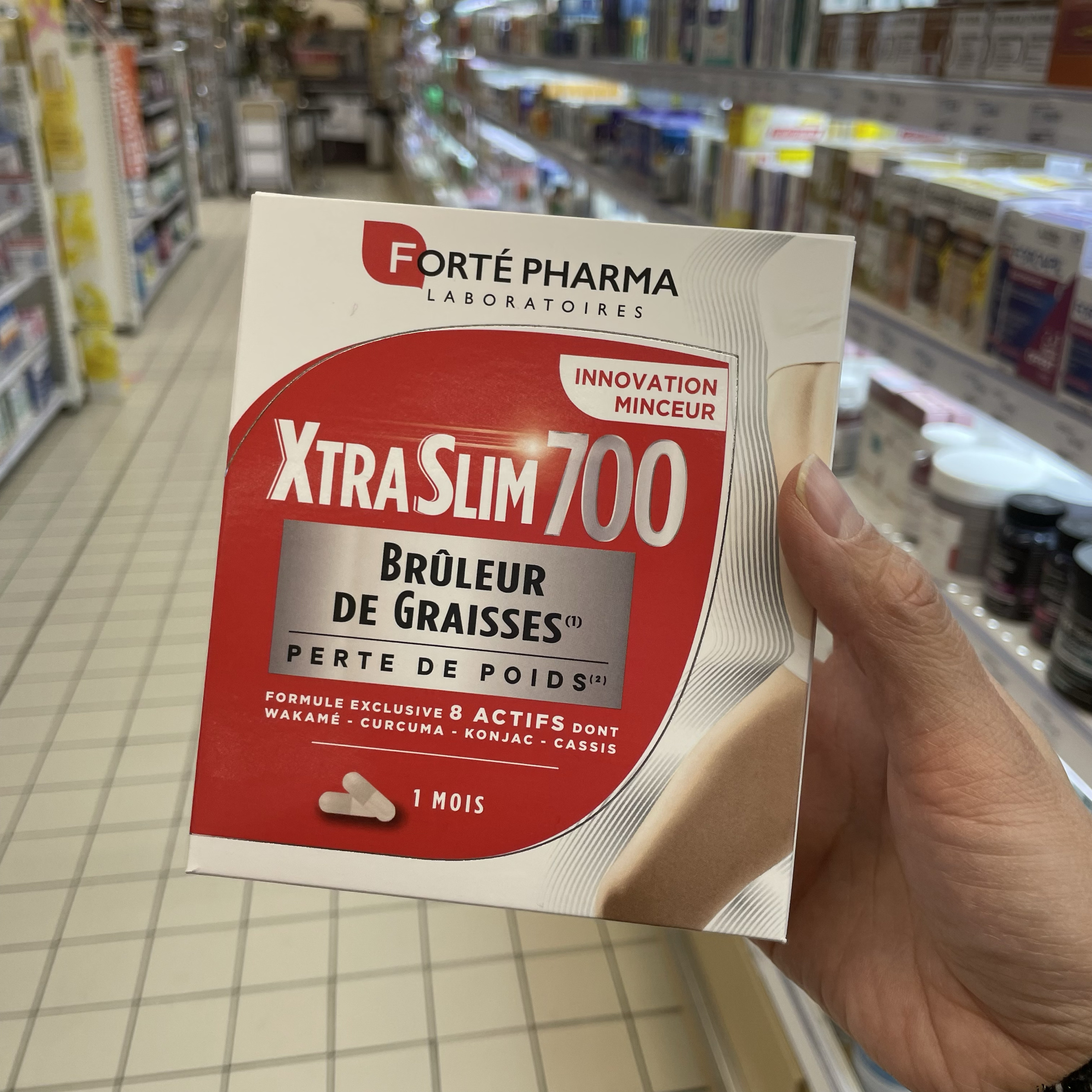 法国本土版富泰700卡路里FortePharma瘦shen 燃旨减重紧致120粒