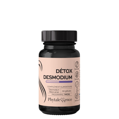 法国版PHYTALESSENCE DETOX DESMODIUM护肝 促进肝功能的调节30粒