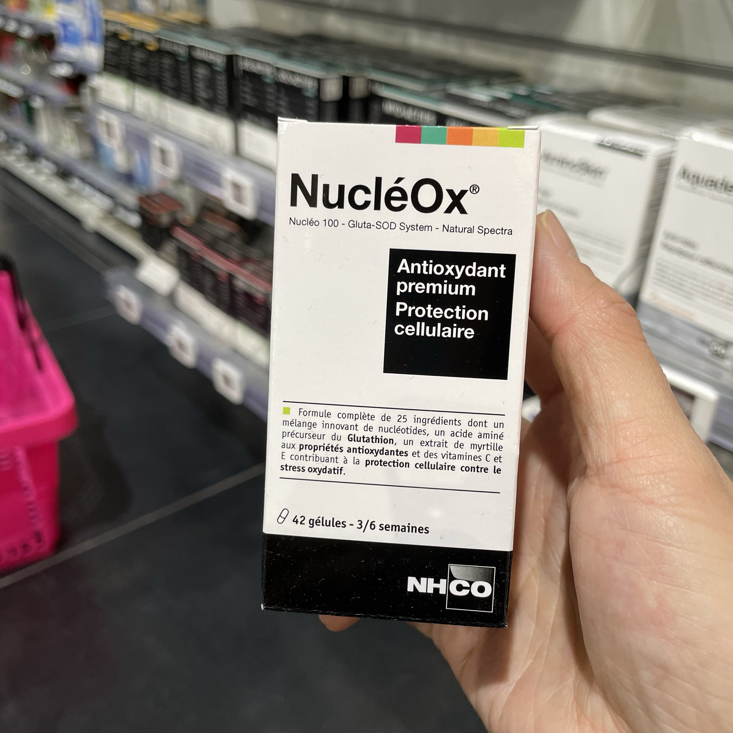 法国本土版Nhco nucleox抗氧化 SOD 核苷酸 维生素C 硒/维生素E