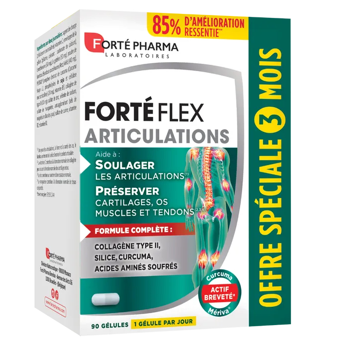 法国版Fortepharma Flex缓解关节并保护软骨/骨骼/肌肉/肌腱 90粒
