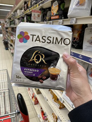 法国版Tassimo胶囊咖啡美式意式浓缩8度黑咖啡16小杯
