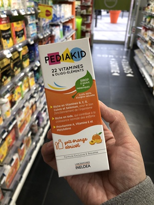 法国佩蒂克Pediakid 22vitamine糖浆微量元素22种维生素125ml