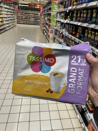 法国本土版BOSCH博世Tassimo胶囊咖啡美式21杯早餐咖啡