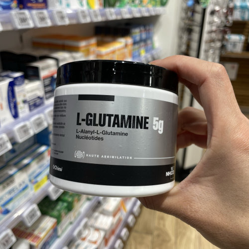法国版NHCO L-Glutamine促进蛋白质合成，对肠道、肝脏和肌肉有益