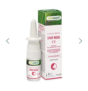法国版 疏通鼻子阻塞滋润保湿 olioseptil nasal 喷剂 spray 现货